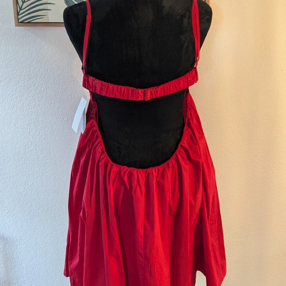 Aqua & Christopher Brock Red Dress Size L - Picture 2 of 7